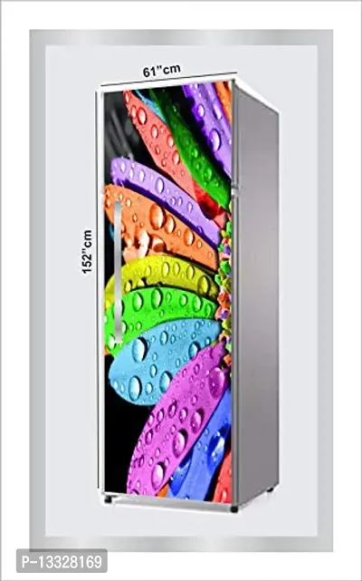 Ruby D?cor Decorative Refrigerator Door Sticker PVC Vinyl Fridge Wrap Sticker for Home (160 cm x 60 cm or 63 X 24 Inches)-thumb4