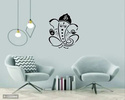 Ruby D?cor Ganesh Ji Wall Sticker with Decal Design for Wall Decoration 61cm X 61 cm