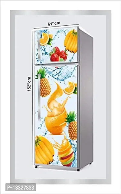 Ruby D?cor Decorative Refrigerator Door Sticker PVC Vinyl Fridge Wrap Sticker for Home (160 cm x 60 cm or 63 X 24 Inches)-thumb2