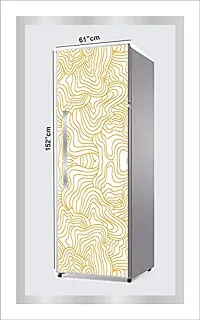 Ruby D?cor Decorative Refrigerator Door Sticker PVC Vinyl Fridge Wrap Sticker for Home (160 cm x 60 cm or 63 X 24 Inches)-thumb3