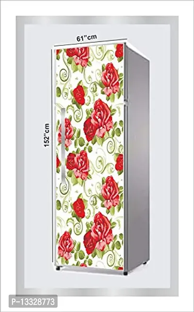 Ruby D?cor Decorative Refrigerator Door Sticker PVC Vinyl Fridge Wrap Sticker for Home (160 cm x 60 cm or 63 X 24 Inches)-thumb4