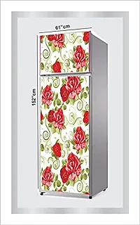 Ruby D?cor Decorative Refrigerator Door Sticker PVC Vinyl Fridge Wrap Sticker for Home (160 cm x 60 cm or 63 X 24 Inches)-thumb2