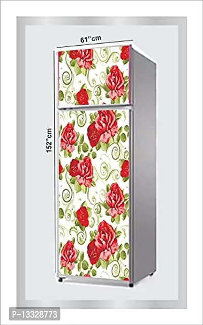 Ruby D?cor Decorative Refrigerator Door Sticker PVC Vinyl Fridge Wrap Sticker for Home (160 cm x 60 cm or 63 X 24 Inches)-thumb3