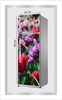 Ruby D?cor Decorative Refrigerator Door Sticker PVC Vinyl Fridge Wrap Sticker for Home (160 cm x 60 cm or 63 X 24 Inches)-thumb1