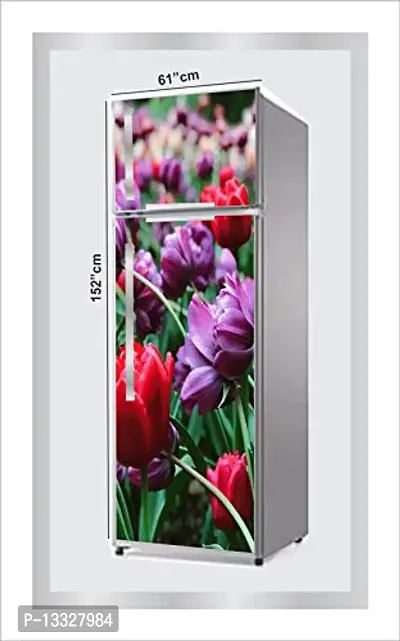 Ruby D?cor Decorative Refrigerator Door Sticker PVC Vinyl Fridge Wrap Sticker for Home (160 cm x 60 cm or 63 X 24 Inches)-thumb2