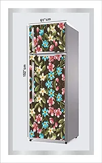 Ruby D?cor Decorative Refrigerator Door Sticker PVC Vinyl Fridge Wrap Sticker for Home (160 cm x 60 cm or 63 X 24 Inches)-thumb1