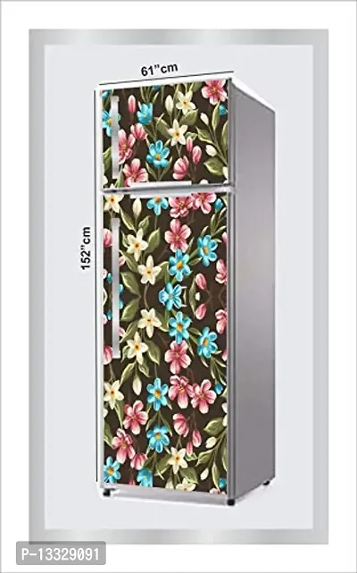 Ruby D?cor Decorative Refrigerator Door Sticker PVC Vinyl Fridge Wrap Sticker for Home (160 cm x 60 cm or 63 X 24 Inches)-thumb2