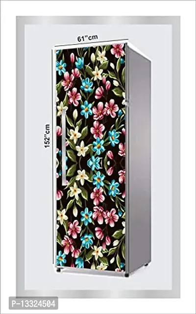 Ruby D?cor Decorative Refrigerator Door Sticker PVC Vinyl Fridge Wrap Sticker for Home (160 cm x 60 cm or 63 X 24 Inches)-thumb4