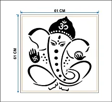 Ruby D?cor Ganesh Ji Wall Sticker with Decal Design for Wall Decoration 61cm X 61 cm-thumb1