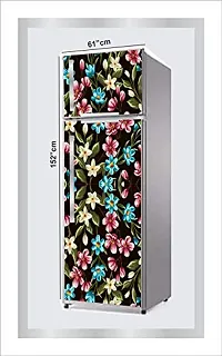 Ruby D?cor Decorative Refrigerator Door Sticker PVC Vinyl Fridge Wrap Sticker for Home (160 cm x 60 cm or 63 X 24 Inches)-thumb1