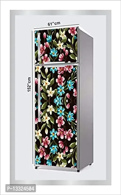 Ruby D?cor Decorative Refrigerator Door Sticker PVC Vinyl Fridge Wrap Sticker for Home (160 cm x 60 cm or 63 X 24 Inches)-thumb2