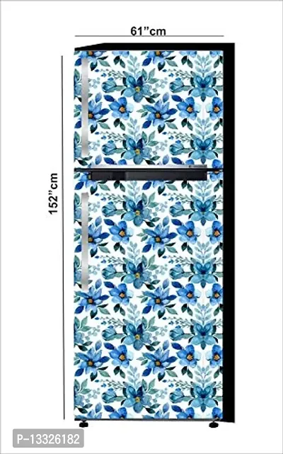 Ruby D?cor Decorative Refrigerator Door Sticker PVC Vinyl Fridge Wrap Sticker for Home (160 cm x 60 cm or 63 X 24 Inches)