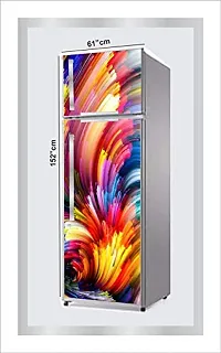 Ruby D?cor Decorative Refrigerator Door Sticker PVC Vinyl Fridge Wrap Sticker for Home (160 cm x 60 cm or 63 X 24 Inches)-thumb1