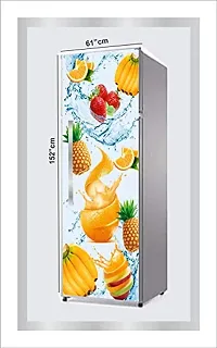 Ruby D?cor Decorative Refrigerator Door Sticker PVC Vinyl Fridge Wrap Sticker for Home (160 cm x 60 cm or 63 X 24 Inches)-thumb3