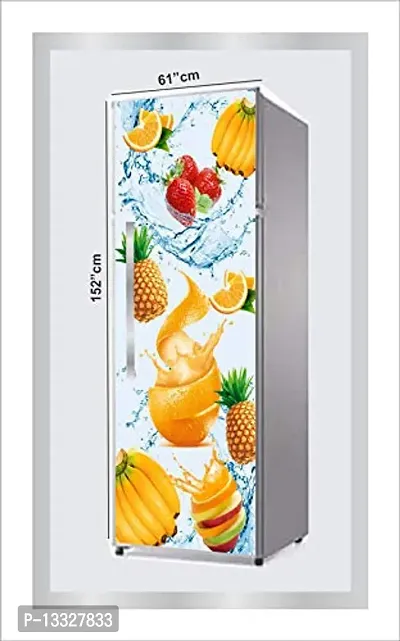 Ruby D?cor Decorative Refrigerator Door Sticker PVC Vinyl Fridge Wrap Sticker for Home (160 cm x 60 cm or 63 X 24 Inches)-thumb4