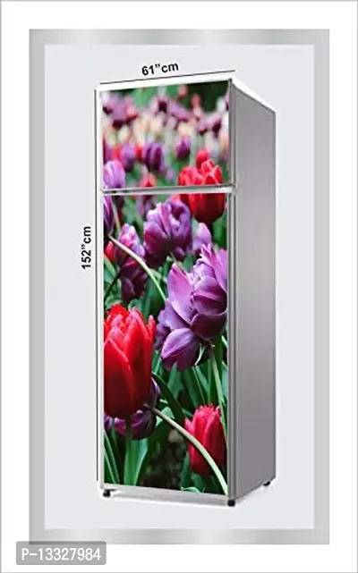 Ruby D?cor Decorative Refrigerator Door Sticker PVC Vinyl Fridge Wrap Sticker for Home (160 cm x 60 cm or 63 X 24 Inches)-thumb3