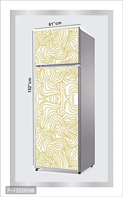 Ruby D?cor Decorative Refrigerator Door Sticker PVC Vinyl Fridge Wrap Sticker for Home (160 cm x 60 cm or 63 X 24 Inches)-thumb3