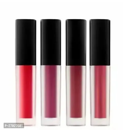 New HDA Premium Quality Red Edition Lipsticks, Pack Of 4-thumb0