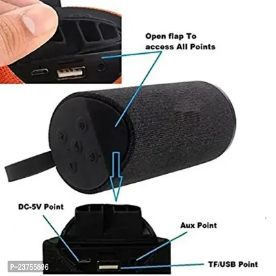 TG-113 Ultra 3D Dynamic Thunder Sound With High Bass Wireless Portable Speaker� 9 W Bluetooth Speaker  (Blue, Stereo Channel)-thumb4