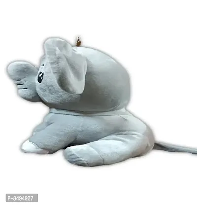 Elephant Soft Toy,Baby Elephant grey for Kids,Elephant for Kids,Cute Little crown elephant-thumb2