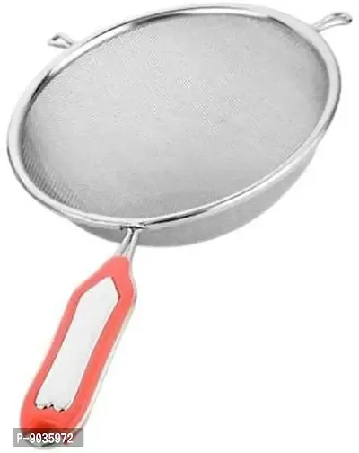 AYURVEDACOPPER Stainless Steel Soup  Juice Strainer for Kitchen use Soup Strainer Big Size 14CM