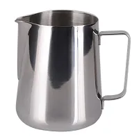 AYURVEDACOPPER Brand Stainless Steel Milk Frothing Jug || 600 ML || Latte Maker || Frothing Pitcher for Coffee-thumb4