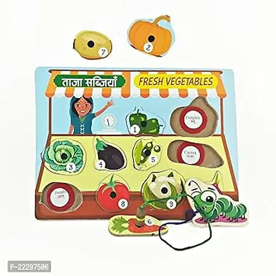 MFM Toys Magnetic Vegetables Tray Puzzle | New Improved