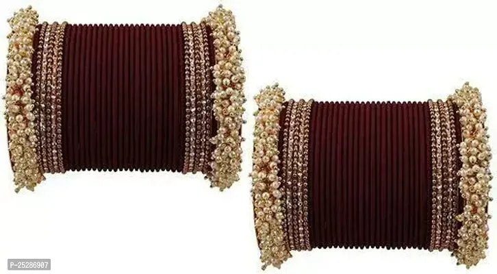 Bangles With kada Set Designer Traditional Ethnic Bangle Set of 72 for Both Hands For Women and Girls-thumb0