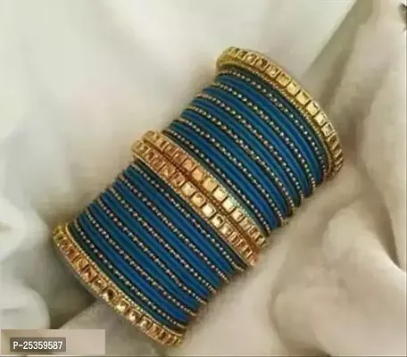 New Collection Of Velvet Bangle Set Combo With Mirror Work Kangan Set And Bangles For Girls