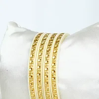 Joies Fashions Micro Plating Gold Plated Bangles Set (Pack of 4 Bangles)-thumb4