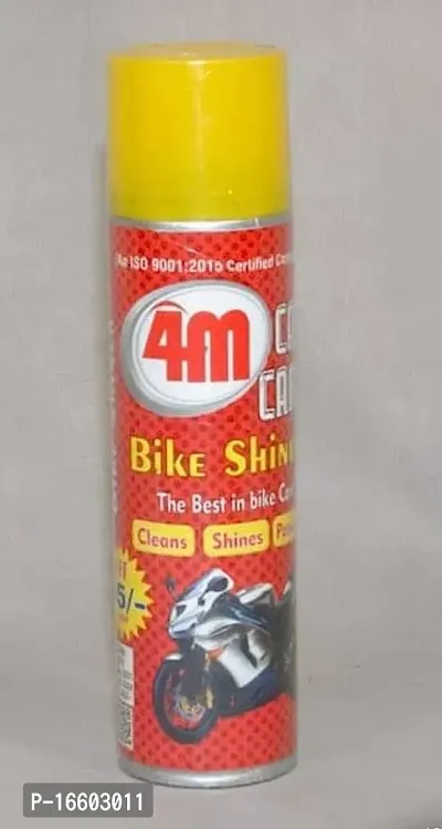 2 Pc Car Care Bike Shiner Form Bass 250Ml Instantly Cleans, Polishes And Shines Bikes, Motorbikes, Sports Bikes, Scooters, Cars, Bullets | Useful For Plastic, Metal, Tyre And Rubber Parts