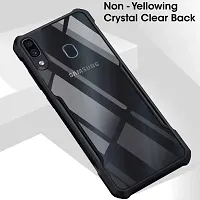 Aertoxx Samsung Galaxy A20 / A30 / M10s Back Cover (Transparent Black Bumper)-thumb2