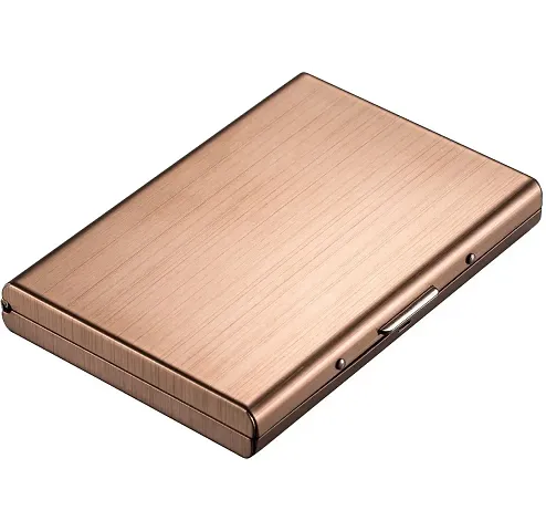 Business Card Holder Luxury Stainless Card Case, Card Holder Wallet Credit Card ID Case/Holder for Men and Women