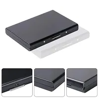 Stylish Fancy Designer Metal Solid Card Holder For Men-thumb1