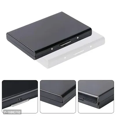 Stylish Fancy Designer Metal Solid Card Holder For Men-thumb2