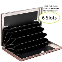 Stylish Fancy Designer Metal Solid Card Holder For Men-thumb1