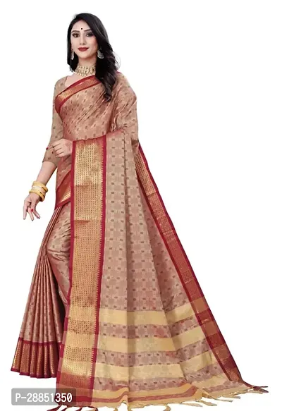 Classic Silk Blend Saree with Blouse piece