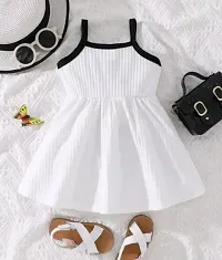 White butterfly frock for girls-thumb3