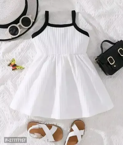 White butterfly frock for girls-thumb4