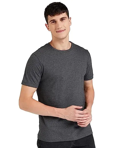 Men Stylish Solid T-shirt