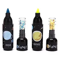 Bottle Shape Highlighters | Set Of 6 | Fine Grip Marker Pen | Ideal For Office Stationery  Kids-thumb3