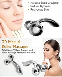 coralreef 3D rotation facial massage 360 degree instrument lifting V face manual roller instrument physical face-lift face massage-thumb4