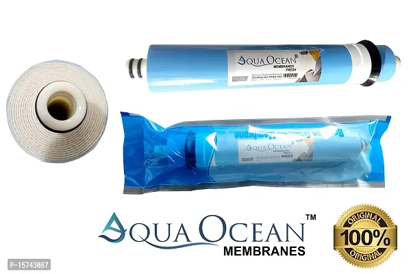 AquaOcean Fresh 100 GPD RO Membrane 11 Layer Imported Membrane Work 1500-2000 TDS Rijection 96% Flow 18-20 Liter For Technology Ro Water Purifier|All Kind Of RO Water Purifier(Gold)-thumb5