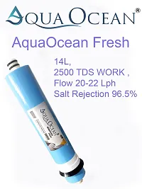 AquaOcean Fresh 100 GPD RO Membrane 11 Layer Imported Membrane Work 1500-2000 TDS Rijection 96% Flow 18-20 Liter For Technology Ro Water Purifier|All Kind Of RO Water Purifier(Gold)-thumb1