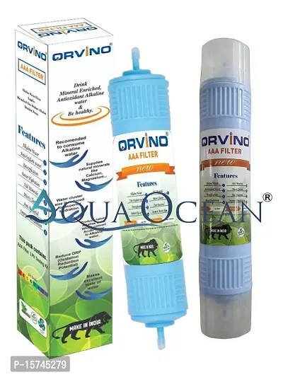 AquaOcean Water Purifier Ro ORVINO Alkaline H2 A-A-A Filter 15000 Liter Capacity service kit with all Accessories  Suitable Home And Kitchen Used All Domestic RO-thumb4