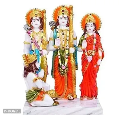 Polyresin Ram darbar Murti Statue Idol for Home Pooja Room Home Decoration Idol 6 Inch-thumb0