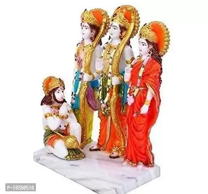 Polyresin Ram darbar Murti Statue Idol for Home Pooja Room Home Decoration Idol 6 Inch-thumb2