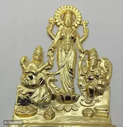 laxmi ganesh saraswati, laxmi ganesh saraswati murti, Ganesh idol, laxmi idol, lakshmi murti, lakshmi idol - all have height of 12 cm