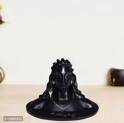 Adiyogi Mahadev Statue for car dashboard 5 inches Yogi  Adi Shankara bhagwan Murti for Meditation-thumb0