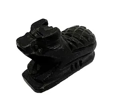 Marble Stone Shivling Nandi for Pooja Nandi Pindi Marble Nandi Idol  7 cm Shiva shivalingam Home Shiva Linga Black shivlinga Office Trishul H - 11.5 cm-thumb2